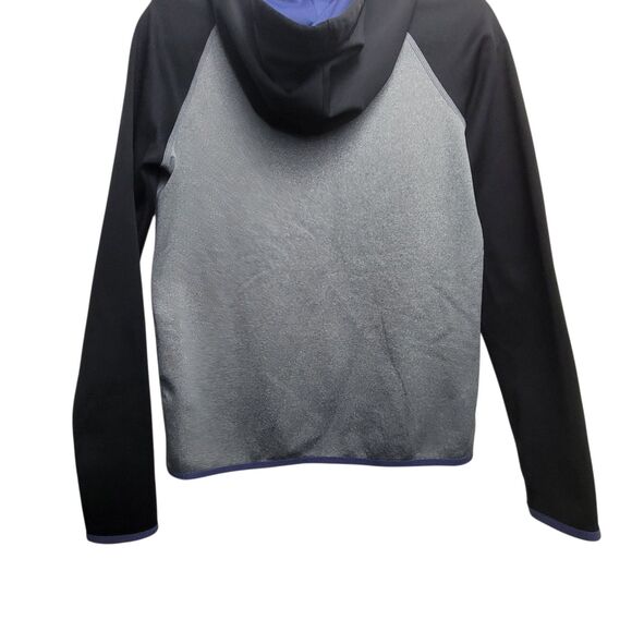 Nike Dri Fit Gray Black Purple Oversized Hoodie Sweater Size XS - Picture 4 of 8